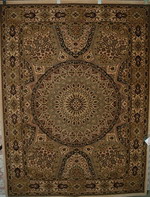 Иранский ковер машинной работы | Кашан